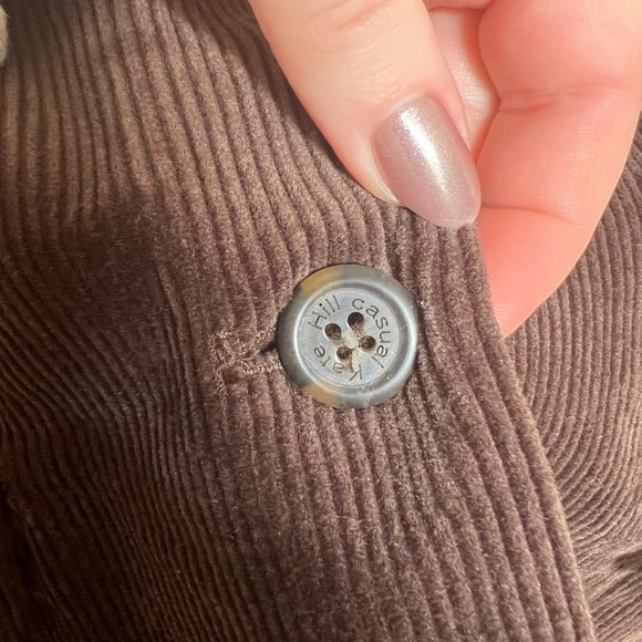 NWT Vintage Lord & Taylor Brown Corduroy Blazer - Picture 5 of 12